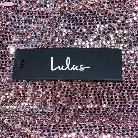 NWT Lulu’s Purple Sequin Mini Dress - Size L - Picture 2 of 4